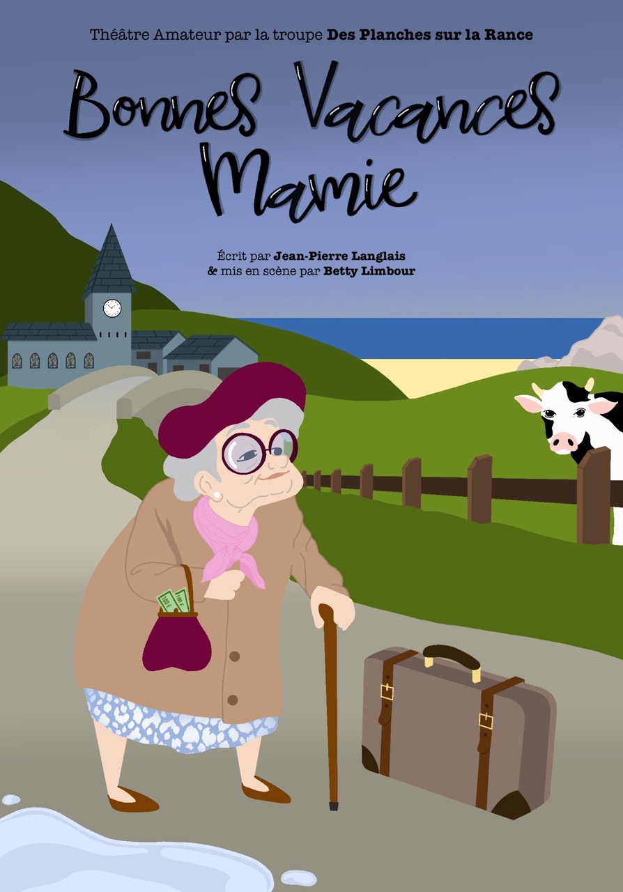 BONNES VACANCES MAMIE - Grande